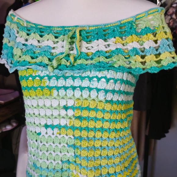 Vintage Crochet Tank Top - Picture 1 of 8